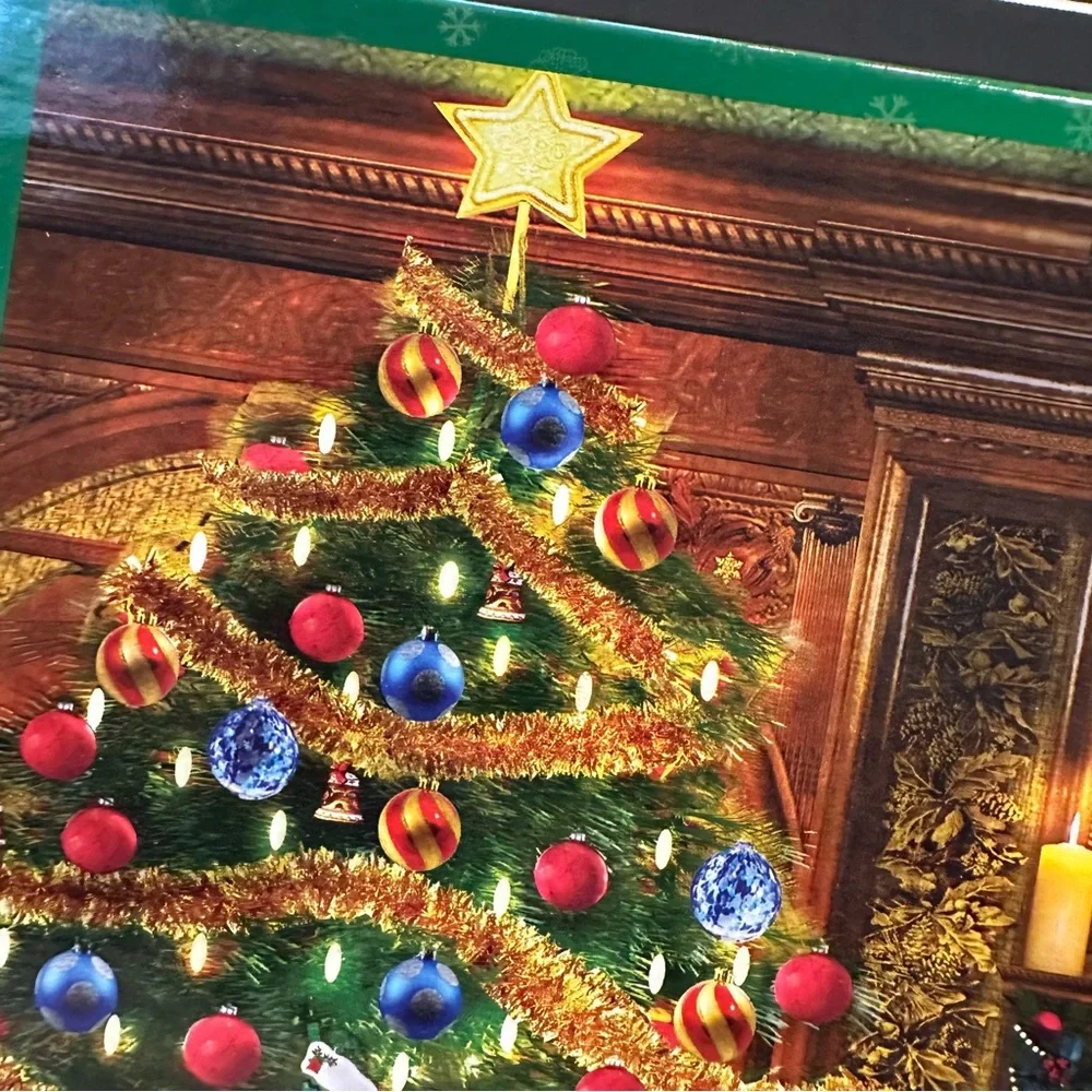 Christmas Puzzle! EUROGRAPHICS 1000pc Golden Lab Holiday puzzle